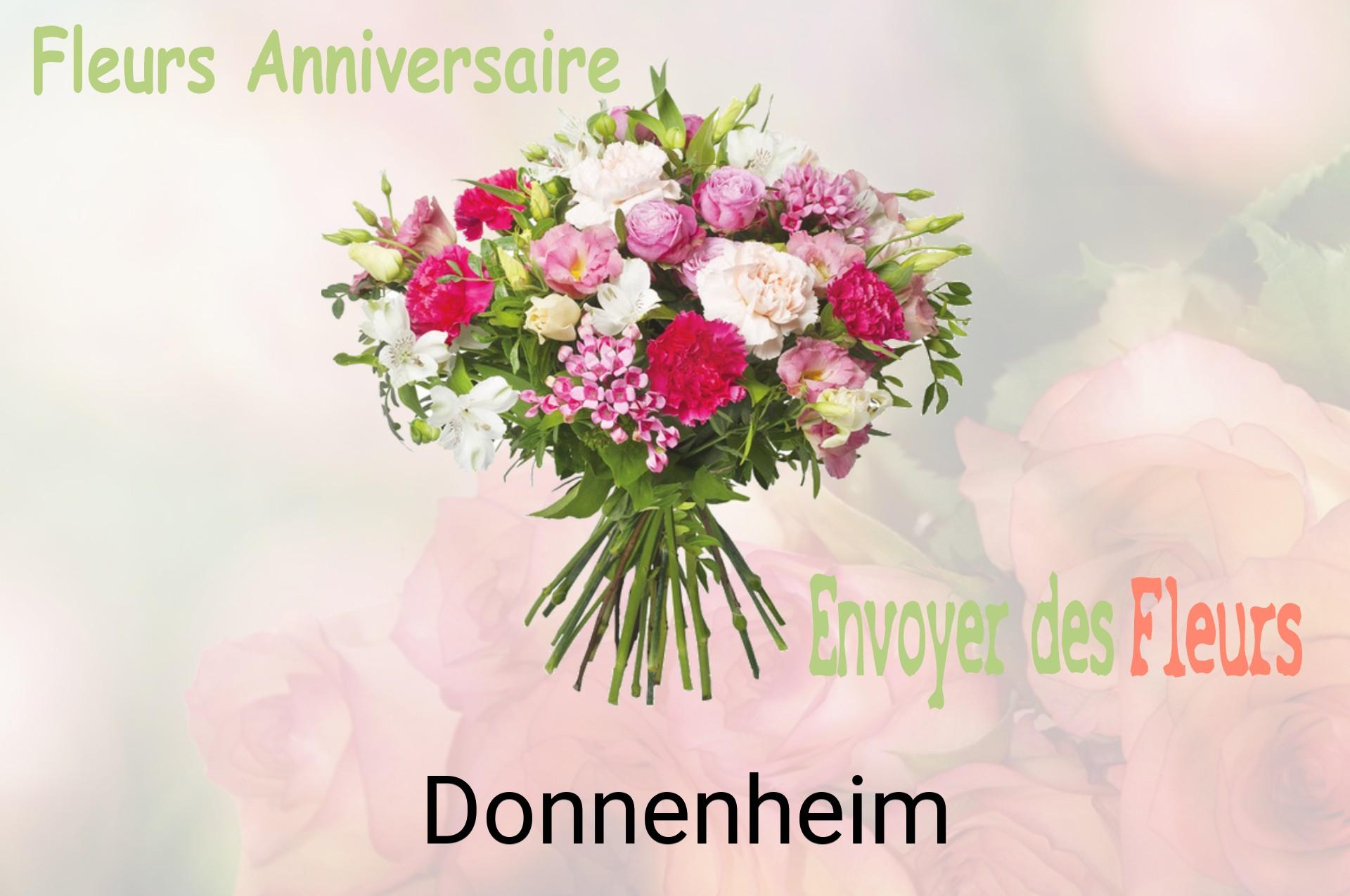 Bouquet de fleurs d’anniversaire livré à Donnenheim