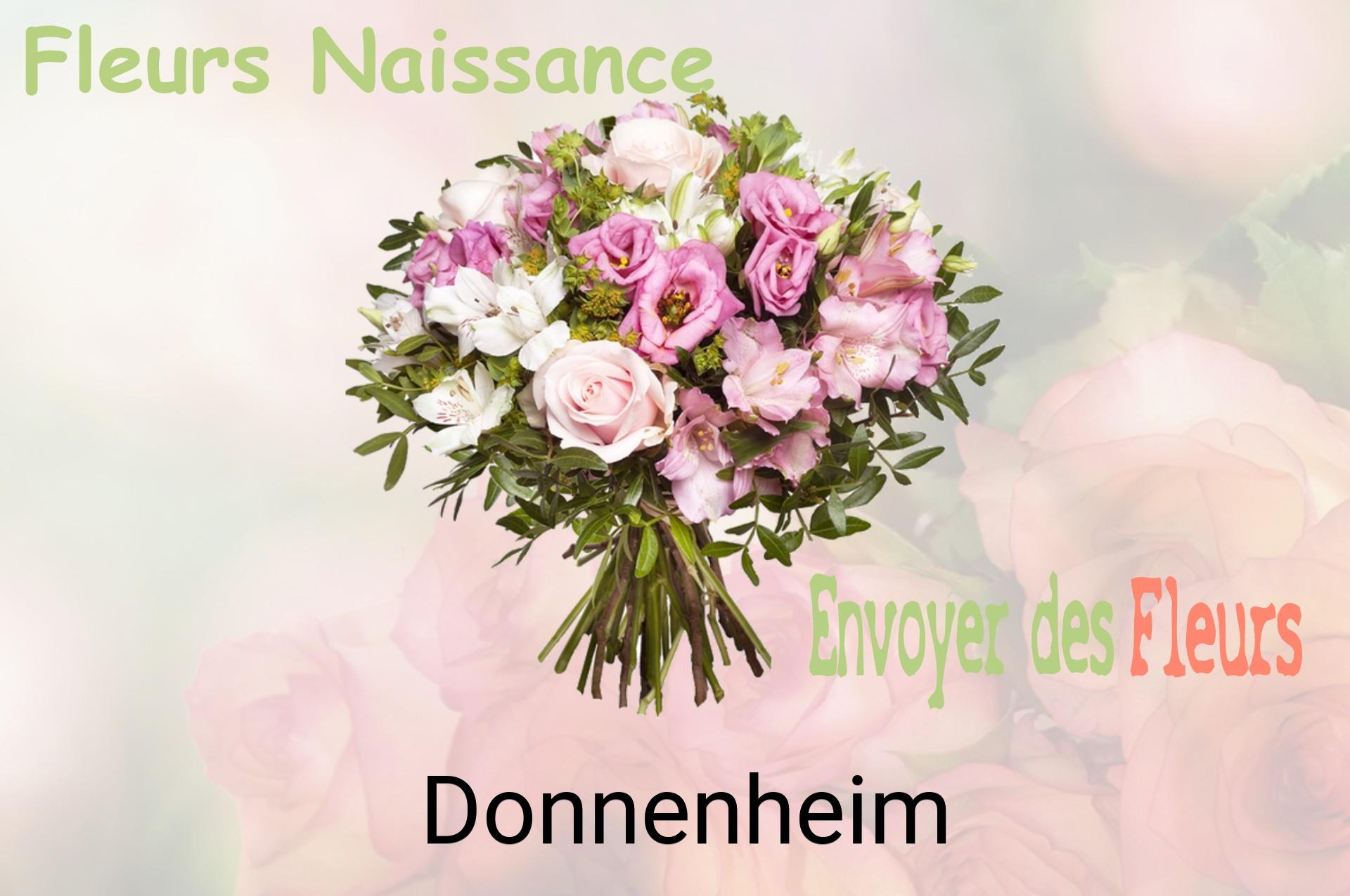 Bouquet de fleurs de naissance livré à Donnenheim